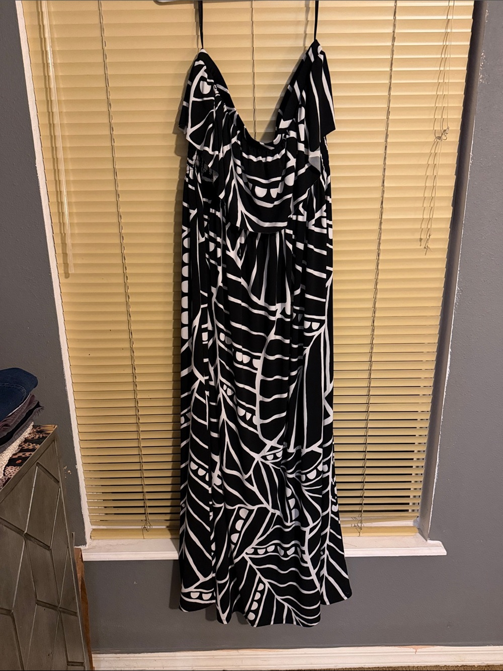 White House Black Market Tropical Maxi Dress